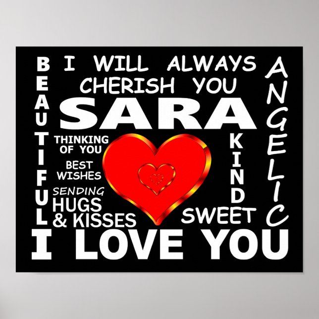 Sara I Love You Poster (Front)