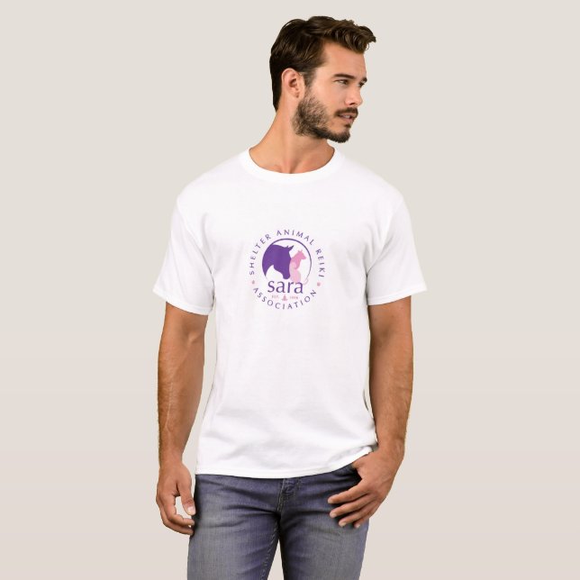 SARA Men's Basic T-Shirt (Front Full)