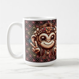 "Sara the Peace Monkey"  Coffee Mug