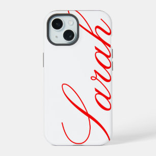 Sarah - beautiful iPhone Case with custom name
