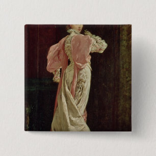 Sarah Bernhardt 15 Cm Square Badge