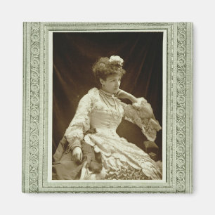 Sarah Bernhardt (1844-1923), from 'Galerie Contemp Magnet