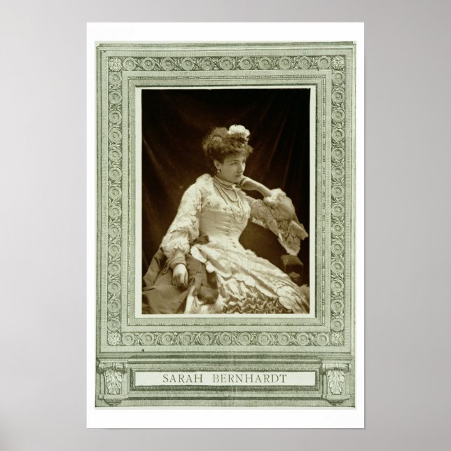 Sarah Bernhardt (1844-1923), from 'Galerie Contemp Poster (Front)
