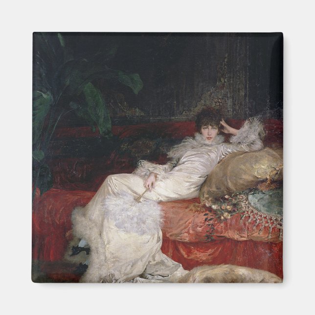 Sarah Bernhardt  1876 Magnet (Front)