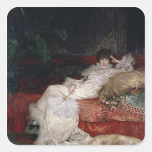 Sarah Bernhardt  1876 Square Sticker