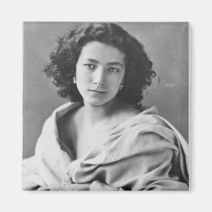 Sarah Bernhardt in costume, c.1860 Magnet