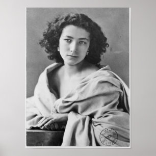 Sarah Bernhardt  in costume, c.1860 Poster