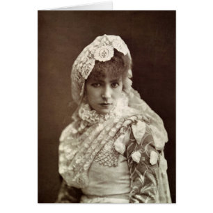 Sarah Bernhardt in the role of Marion Delorme