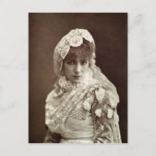 Sarah Bernhardt in the role of Marion Delorme Postcard