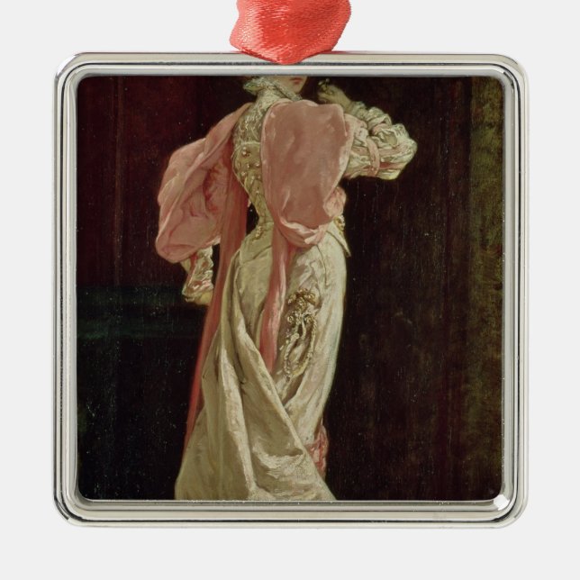 Sarah Bernhardt Metal Tree Decoration (Front)