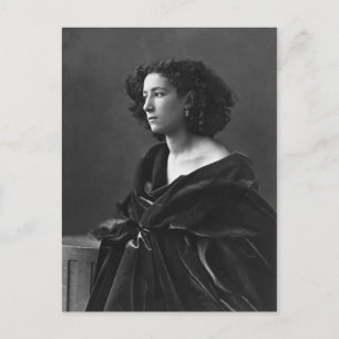 Sarah Bernhardt, par Nadar, 1864, Vintage Postcard