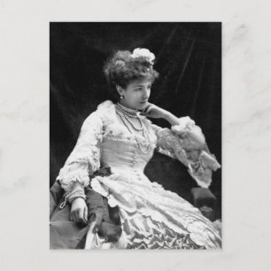 Sarah Bernhardt Vintage Photo - 1877 Postcard
