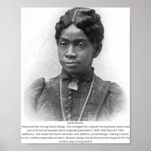 Sarah Boone - Black American Inventor Poster (Front)
