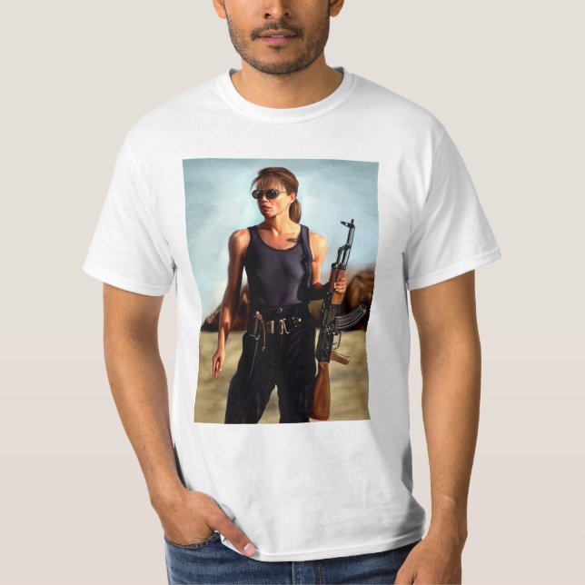Sarah connor T-Shirt (Front)
