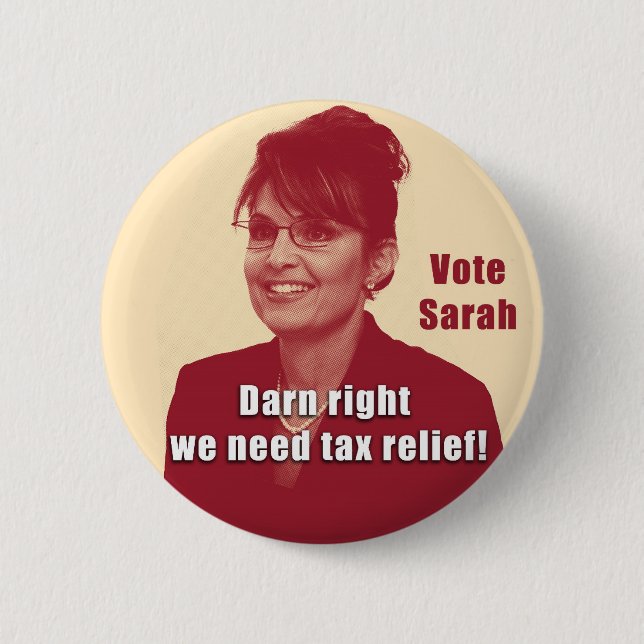 Sarah Debate Button (Front)