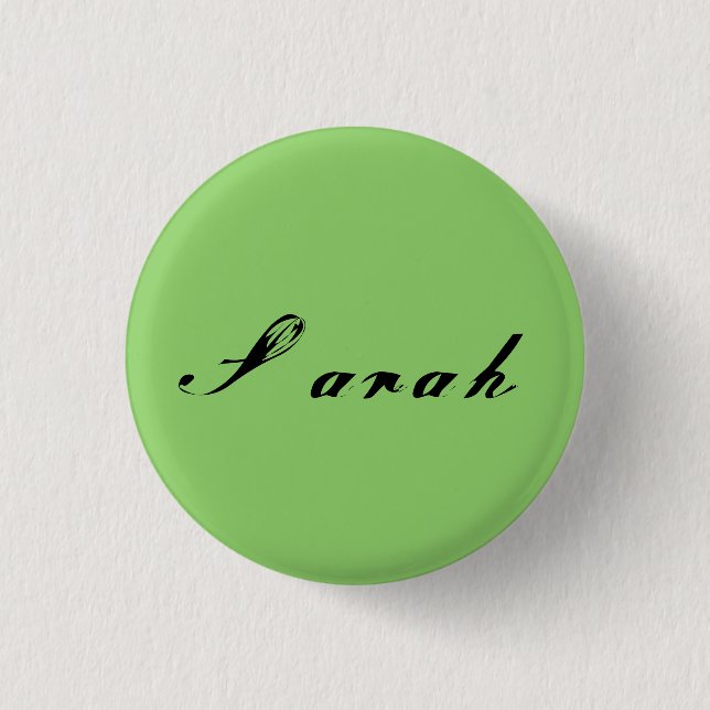 Sarah from Orphan Black antique script 3 Cm Round Badge (Front)