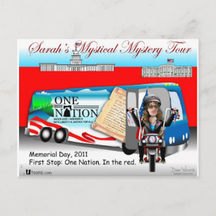 Sarah In the Red Postcard