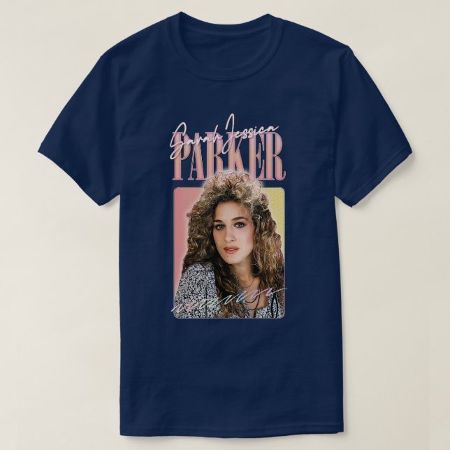 Sarah Jessica Parker 90s Aesthetic Design T-Shirt (Design Front)
