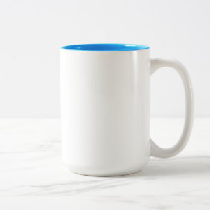 Sarah Light Blue 15 oz Two-Tone Mug