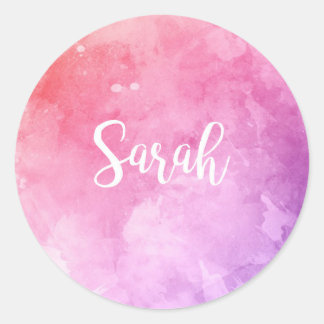 Sarah Name Classic Round Sticker