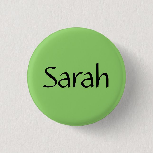 Sarah name from TV show Orphan Black 3 Cm Round Badge (Front)