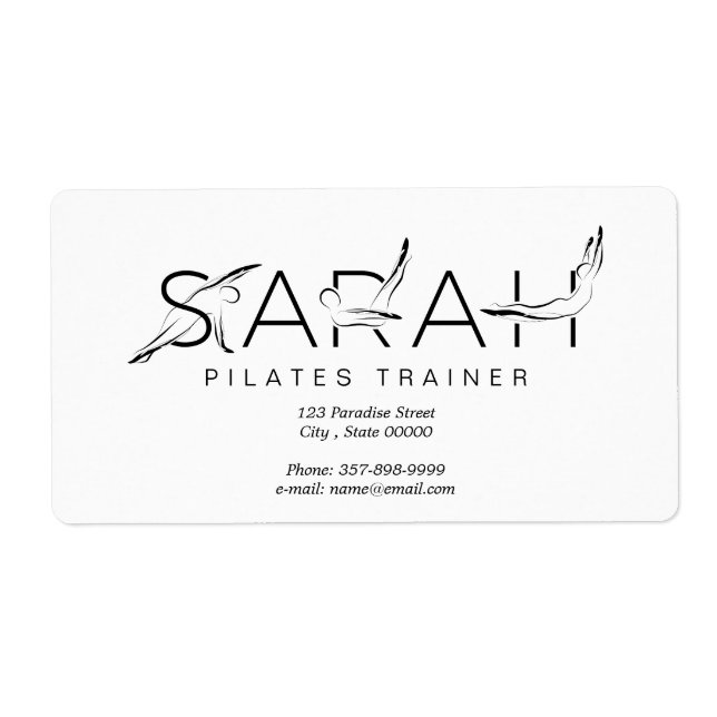 SARAH Name Pilates Instructor  (Front)