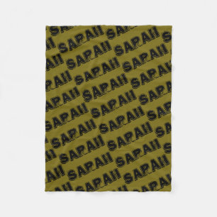 Sarah,Orphan Black character,bold distressed text Fleece Blanket
