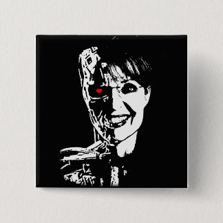 Sarah Palin - Palinator 15 Cm Square Badge