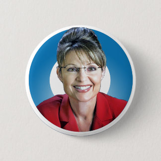 Sarah Palin Trumps The 'O' 6 Cm Round Badge