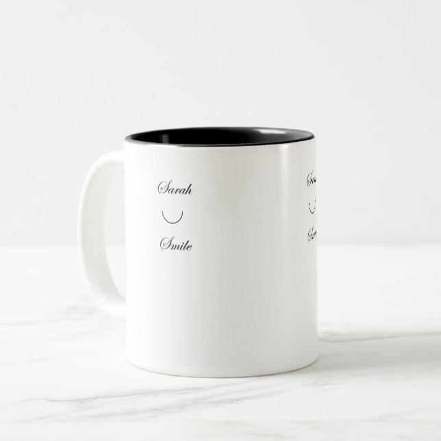 Sarah Smile Coffee Mug (Front Left)
