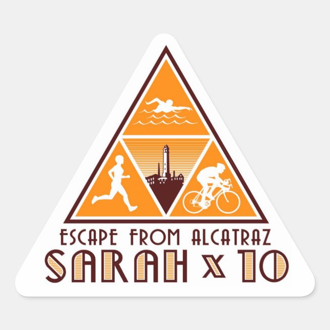 Sarah stickers! triangle sticker (Front)