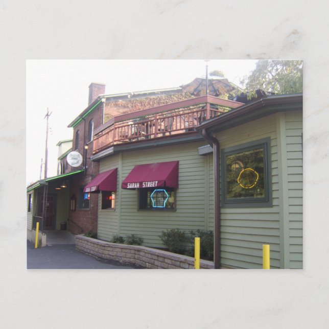Sarah Street Grill Postcard 2007 (Front)