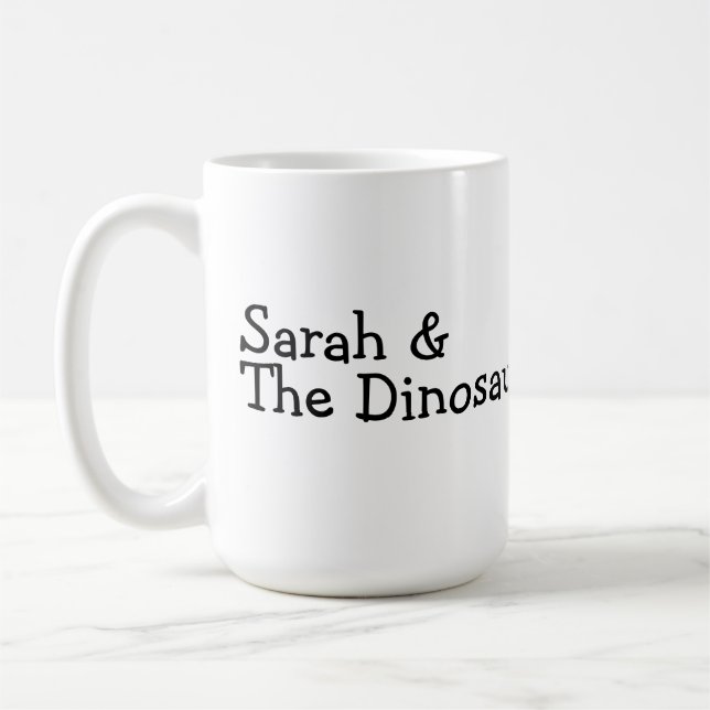 Sarah & The Dinosaur Mug (Left)