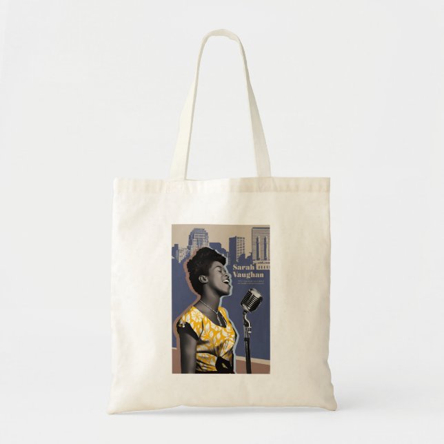 Sarah Vaughan Tote Bag (Front)