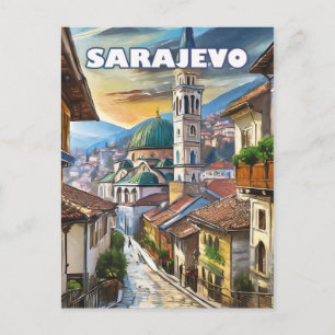 Sarajevo, a city of hope and memory postcard