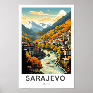 Sarajevo Bosnia Travel Print