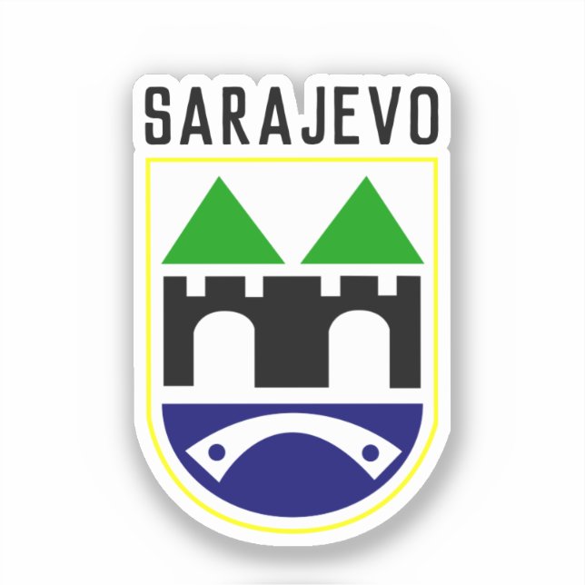 Sarajevo coat of arms, Bosnia and Herzegovina (Front)