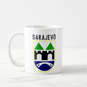 Sarajevo coat of arms, Bosnia and Herzegovina Coffee Mug
