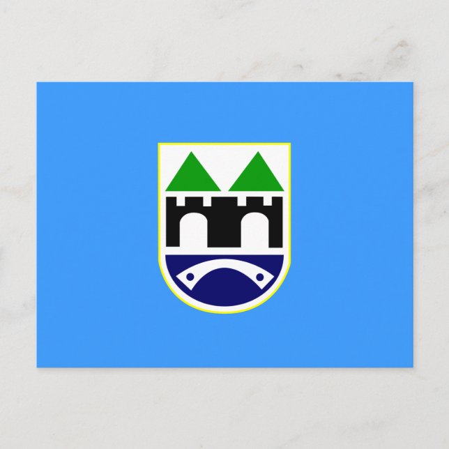 Sarajevo Flag Postcard (Front)
