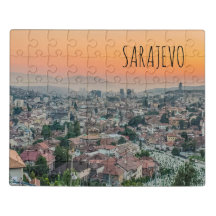 Sarajevo landscape from the top jigsaw puzzle