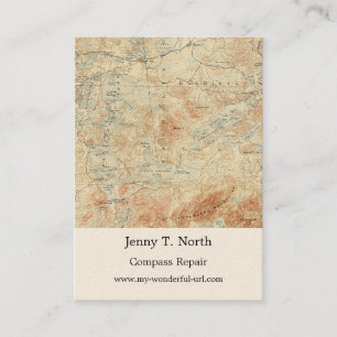 Saranac Lake Chain (Lower, Middle and Upper Lakes) Business Card