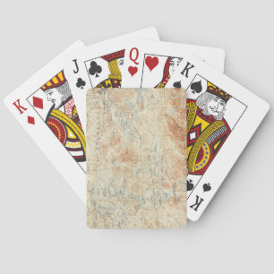 Saranac Lake Chain (Lower, Middle and Upper Lakes) Playing Cards