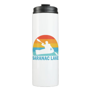 Saranac Lake New York Kayak Thermal Tumbler
