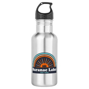 Saranac Lake New York Rainbow 532 Ml Water Bottle