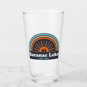 Saranac Lake New York Rainbow Glass
