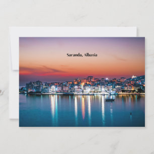 Saranda, Albania Holiday Card