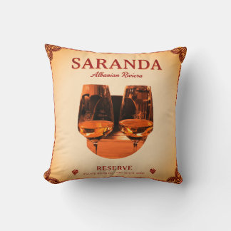 Saranda, Albania Throw Pillow