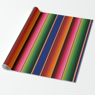Sarape Print Wrapping Paper