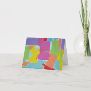 Sara's Artful Card, Blank Inside Card