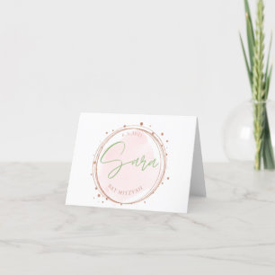 Sara's thank you cards